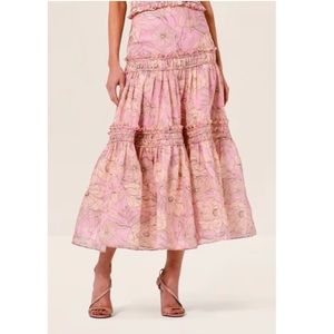 Alexis Charlene Skirt in Rose Bloom